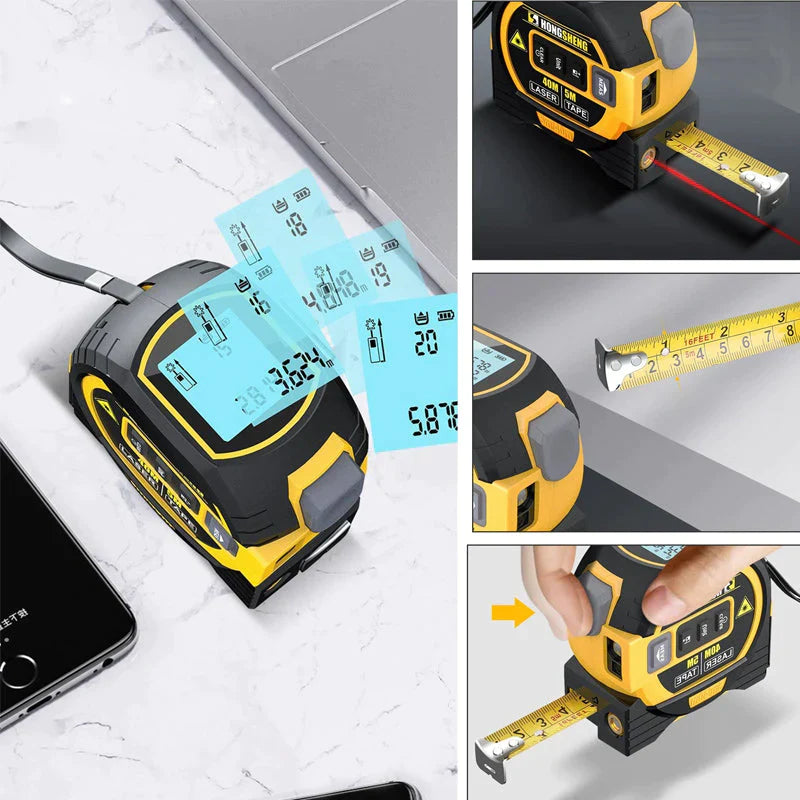 3 In 1 Digital Tape Measure