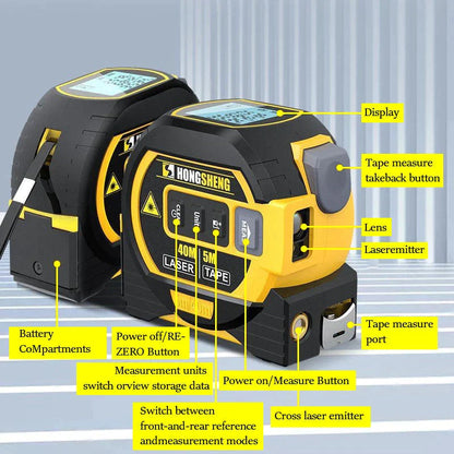 3 In 1 Digital Tape Measure